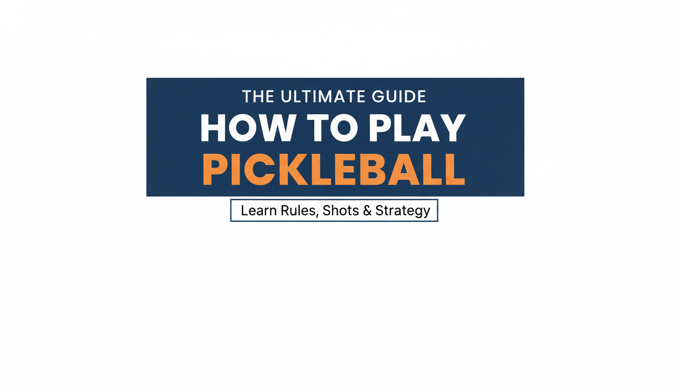 How to play Pickleball