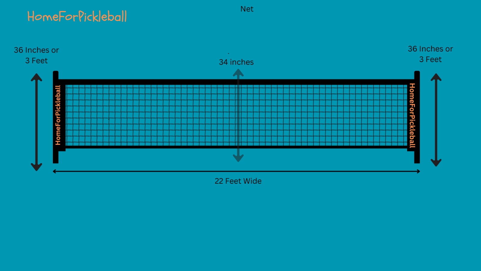 Official Pickleball Net Dimensions